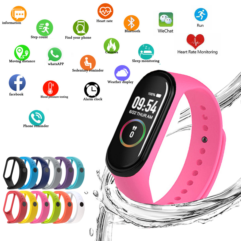 Smartwatch Ladies Watches Branded - Смарт-часы M4 женские спортивные, водонепроницаемые, с
