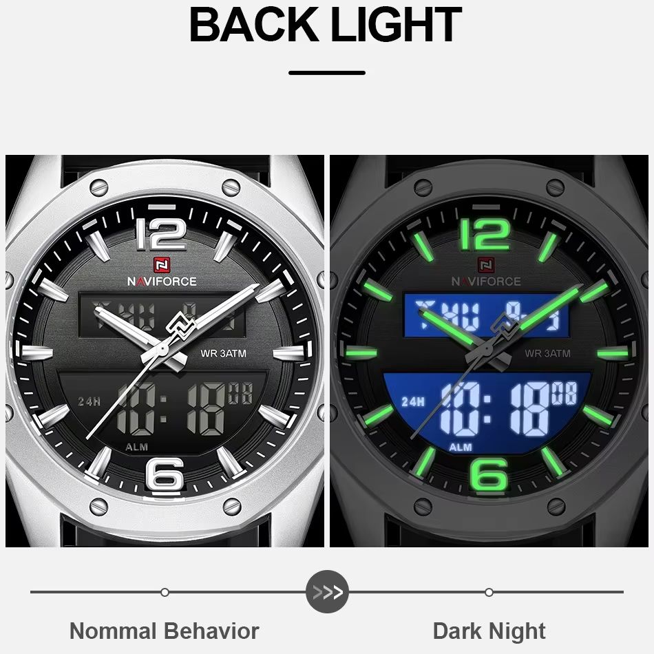 Watch Display Pillow - Мужские кварцевые часы NAVIFORCE с двойным