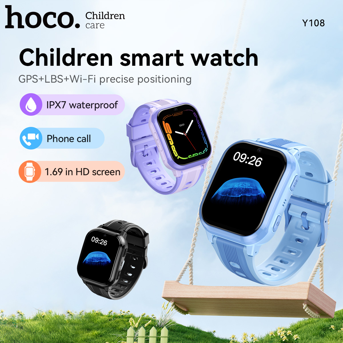 Watch Display Pillow - Детские умные часы HOCO Y108 с