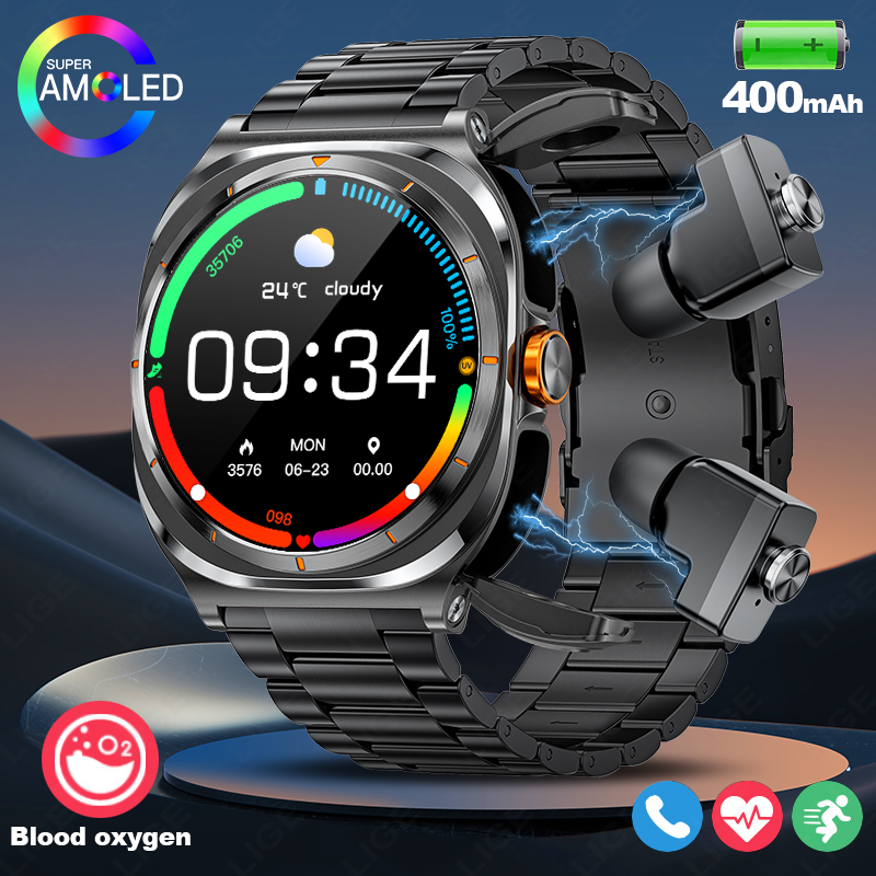 LIGE 2025 Часы Беспроводные на – обзор и цена Smartwatch Running Watches For Men