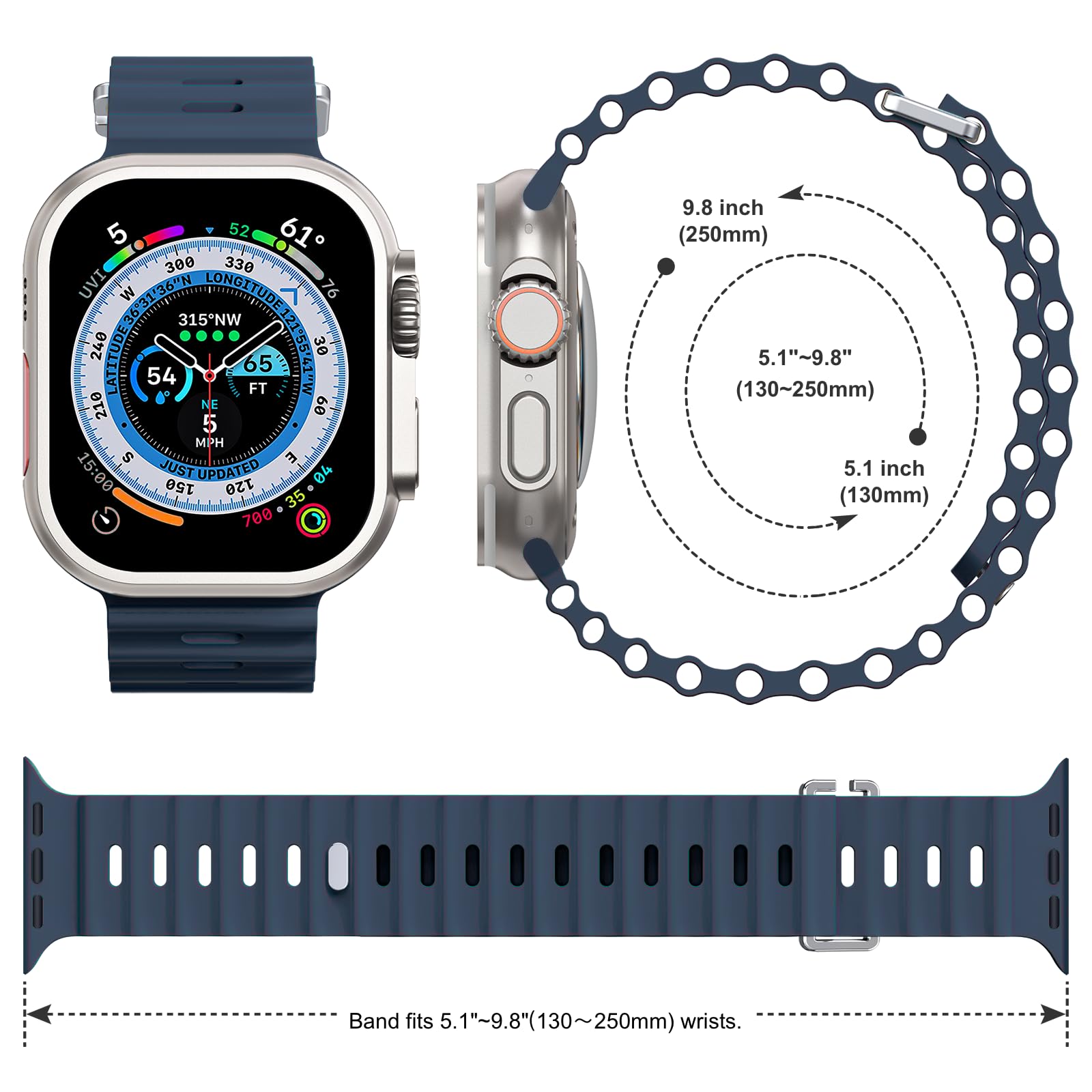 Силиконовый ремешок Ocean Band – обзор и цена Smartwatch Apple Watches For Men
