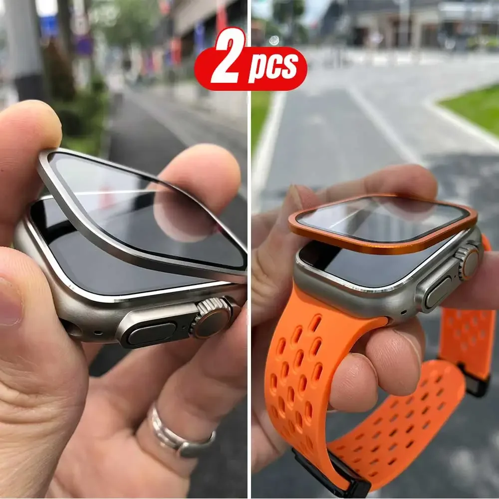 2 шт. титановая металлическая  – обзор и цена Smartwatch Apple Watches For Men