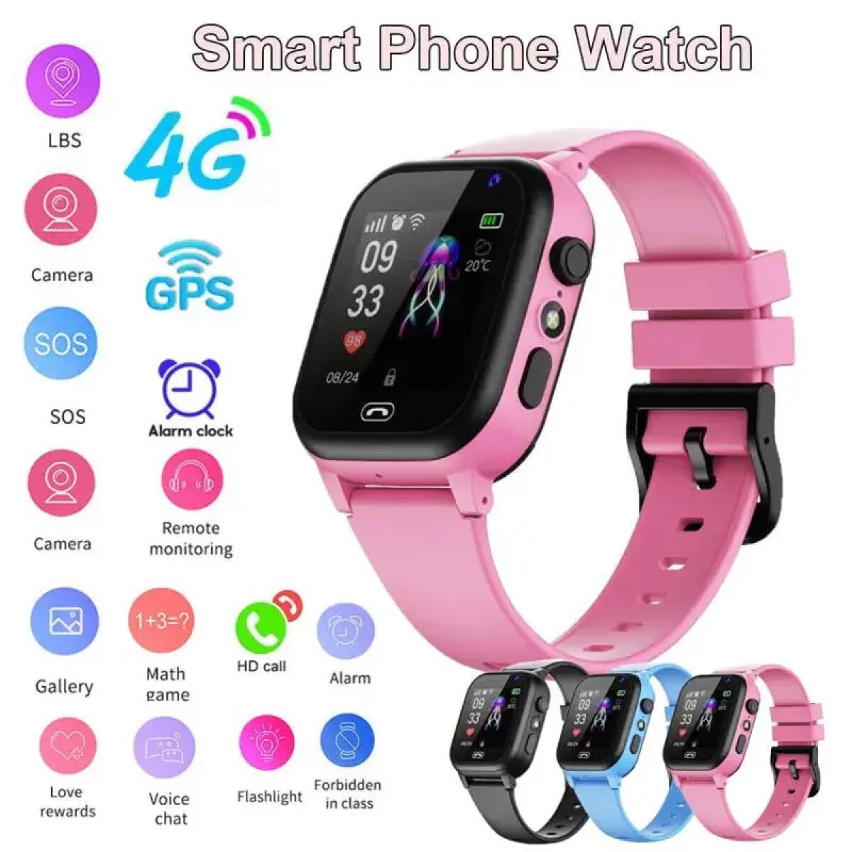 Детские умные часы 4G, многофу – обзор и цена Watch Display Pillow