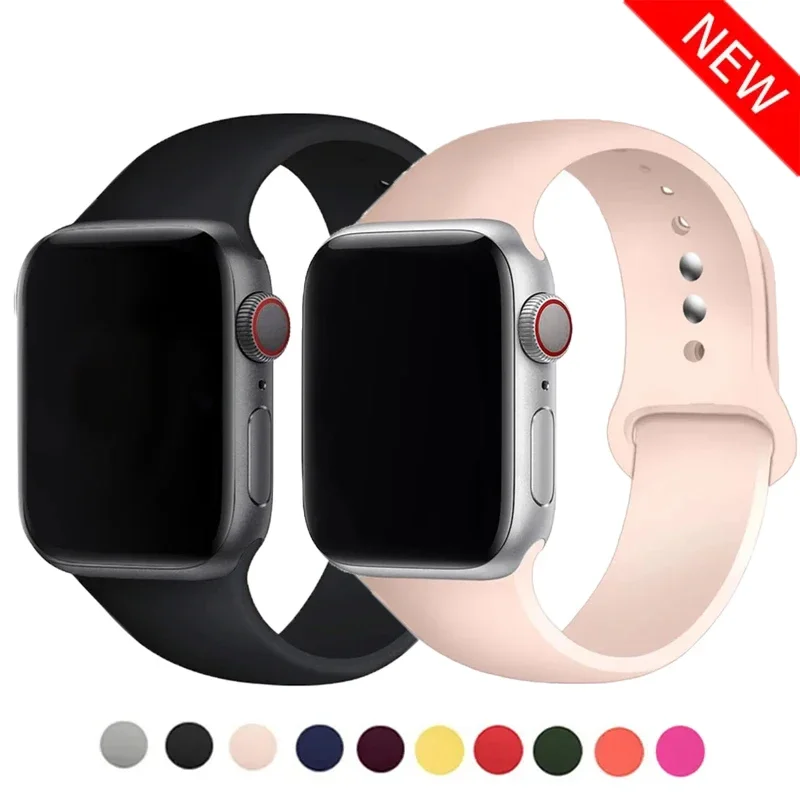 Спортивный мягкий силиконовый  – обзор и цена Smartwatch Apple Watches For Men