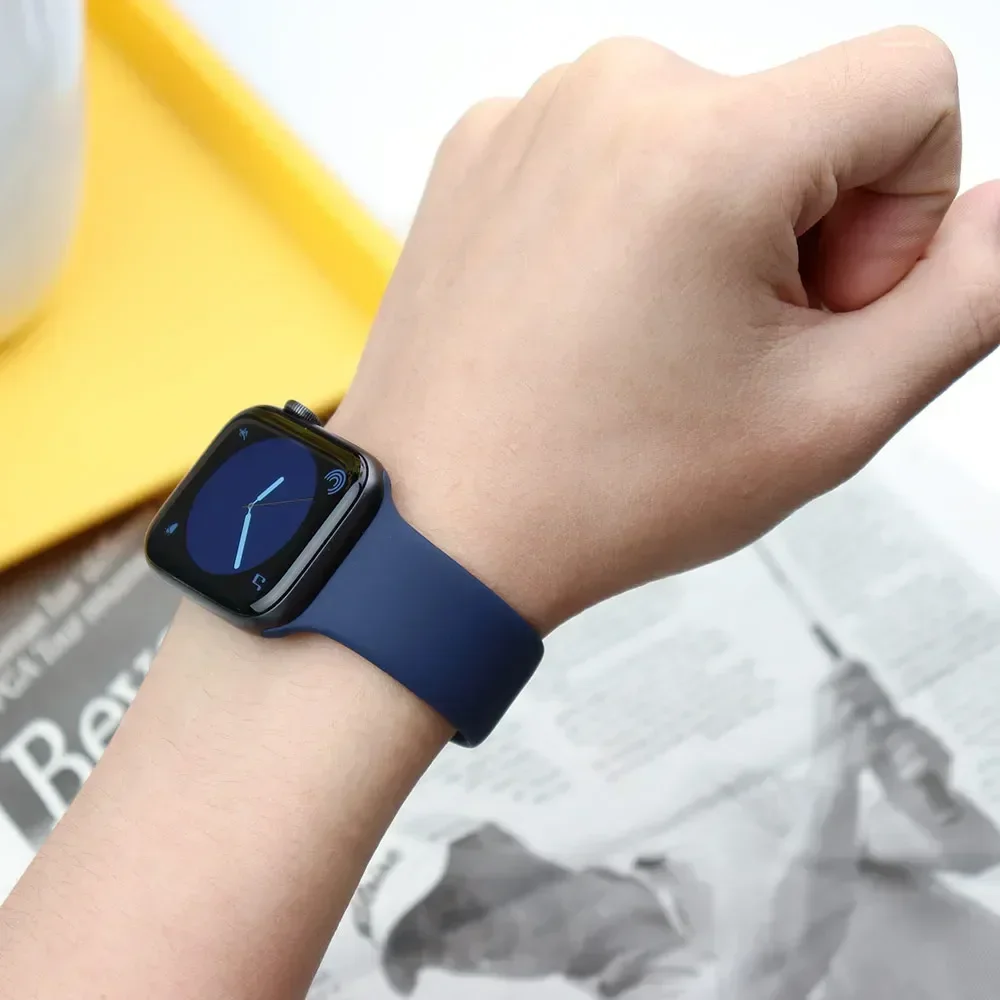 Спортивный мягкий силиконовый  – обзор и цена Smartwatch Apple Watches For Men