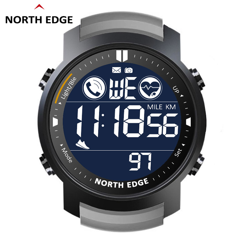 Мужские умные часы NORTH EDGE, – обзор и цена Smartwatch Running Watches For Men