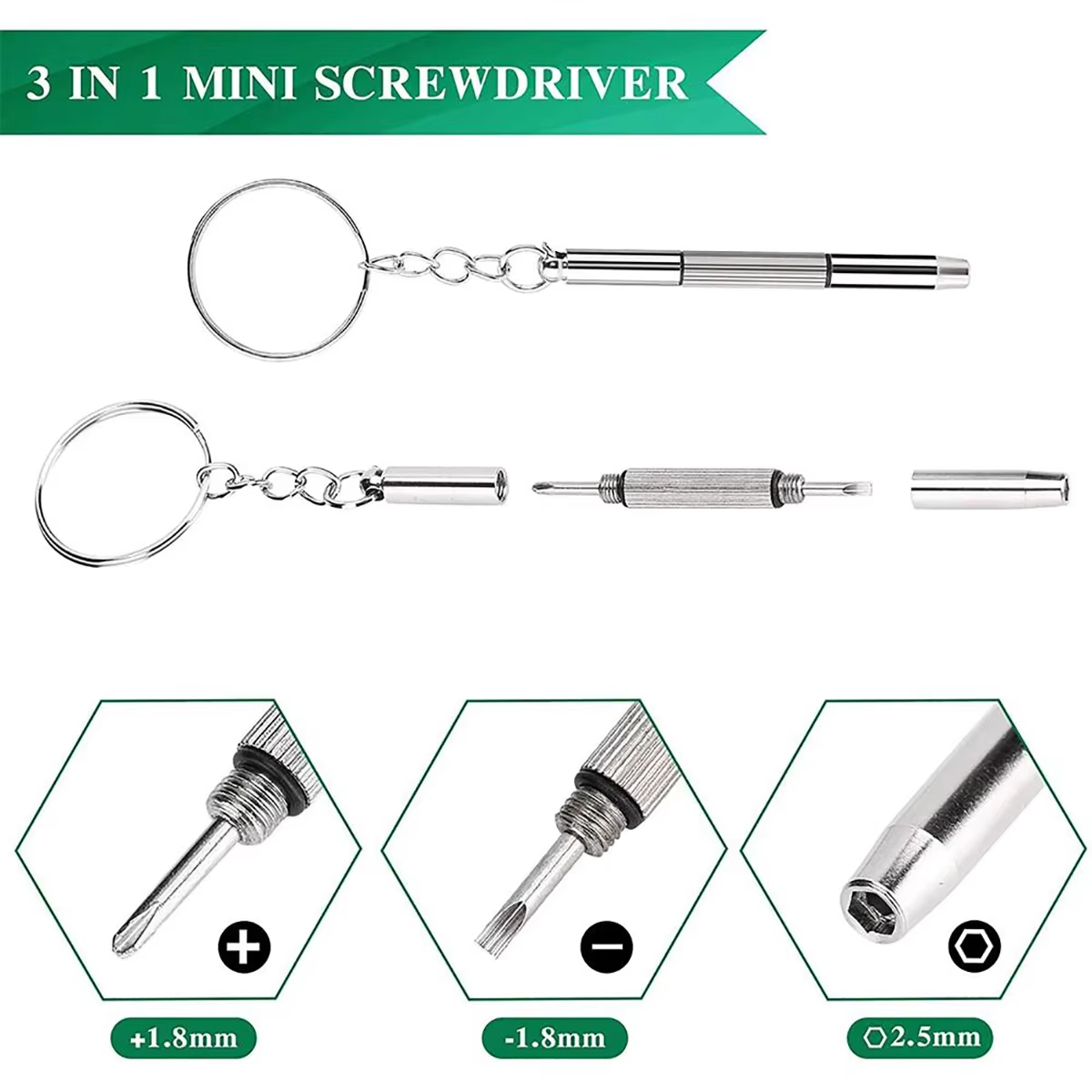 Набор мини-отверток 3-в-1 для  – обзор и цена Watch Tool Repair Kit