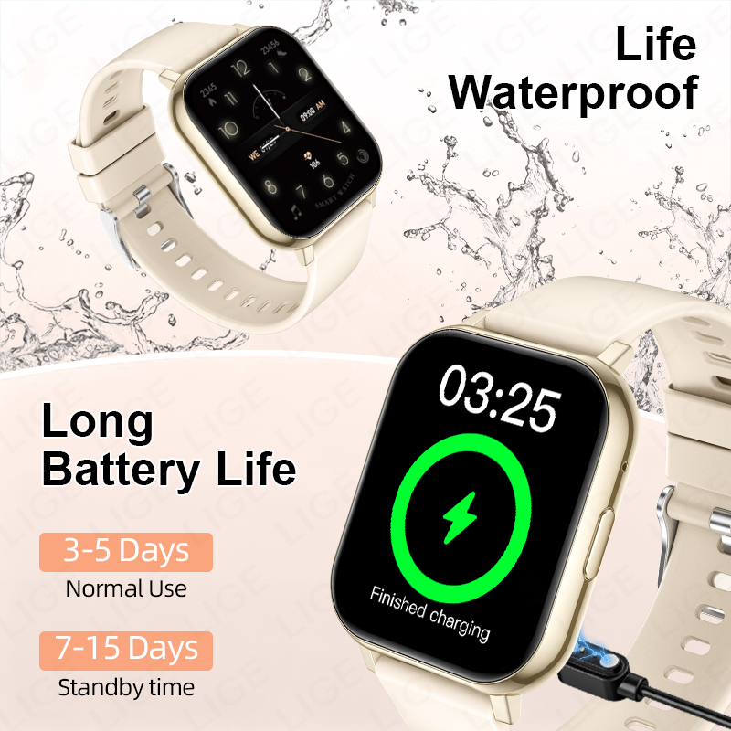 Новые умные часы LIGE с HD-экр – обзор и цена Smartwatch Health Watches For Women