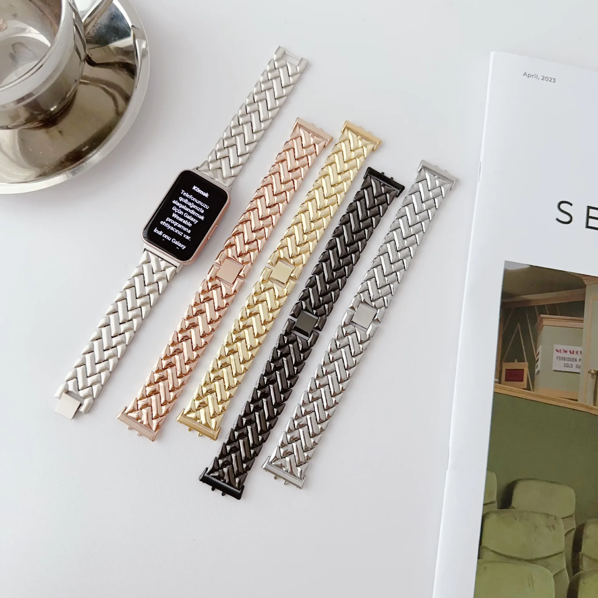 Новый металлический ремешок дл – обзор и цена Smartwatch Samsung Watches For Women