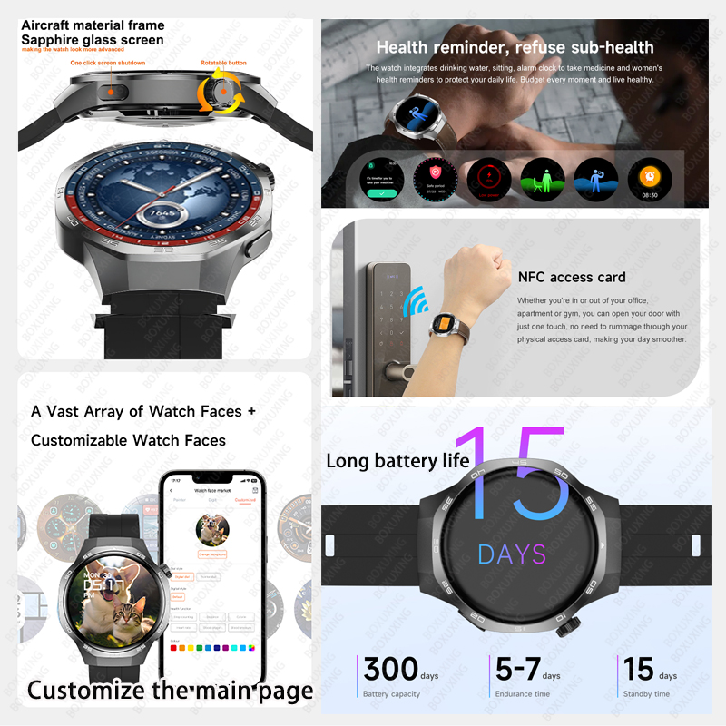 2026 Новые часы BOXUXING 5 MAX – обзор и цена Smartwatch Health Watches For Women