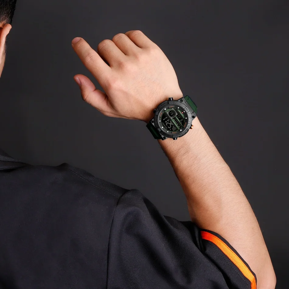 NAVIFORCE новые цифровые спорт – обзор и цена Watch Display Pillow