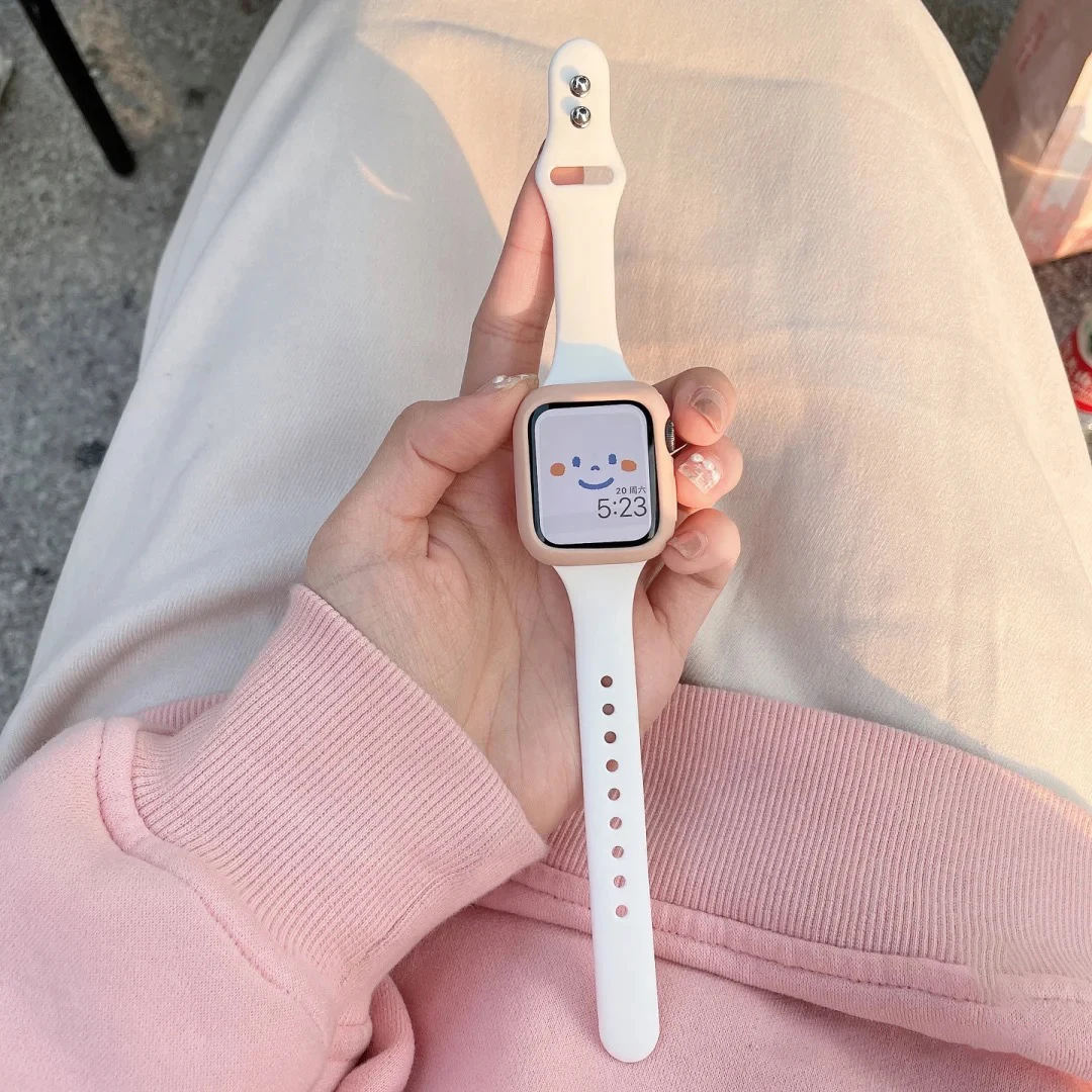 Тонкий силиконовый ремешок для – обзор и цена Smartwatch Apple Watches For Men