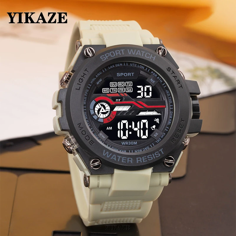 YIKAZE мужские спортивные часы – обзор и цена Tide Watch Surf