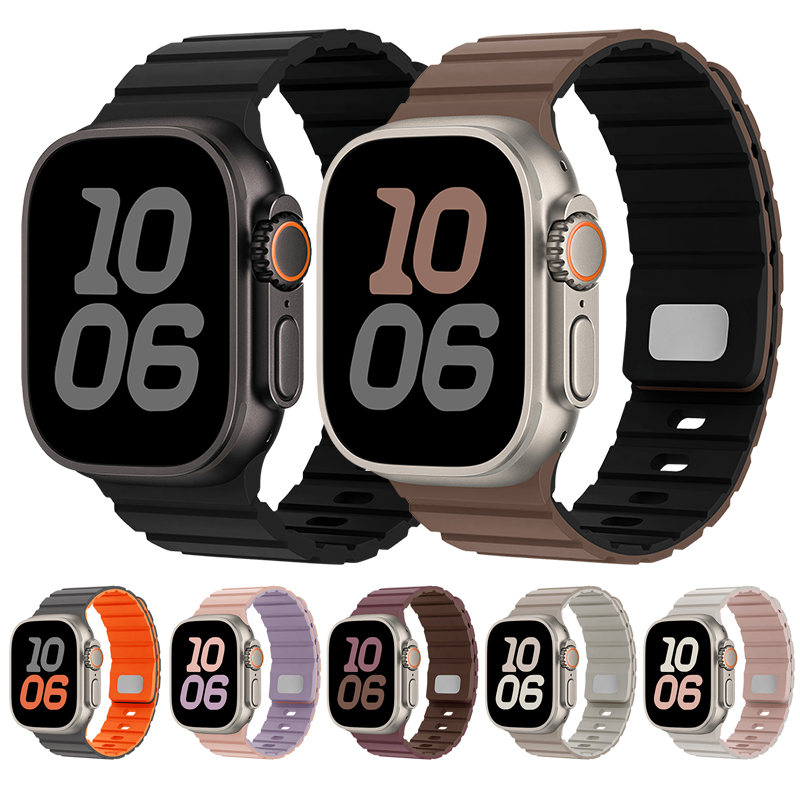 Магнитный силиконовый ремешок  – обзор и цена Smartwatch Apple Watches For Men